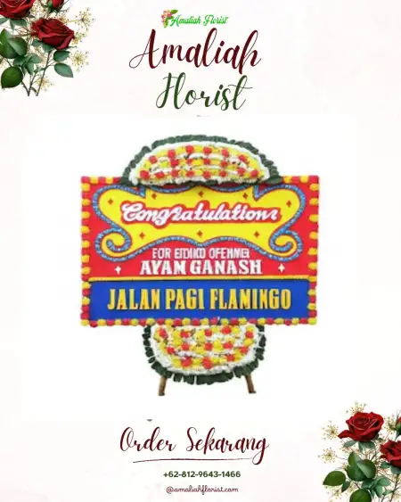 Sewa Papan Bunga Mruwak